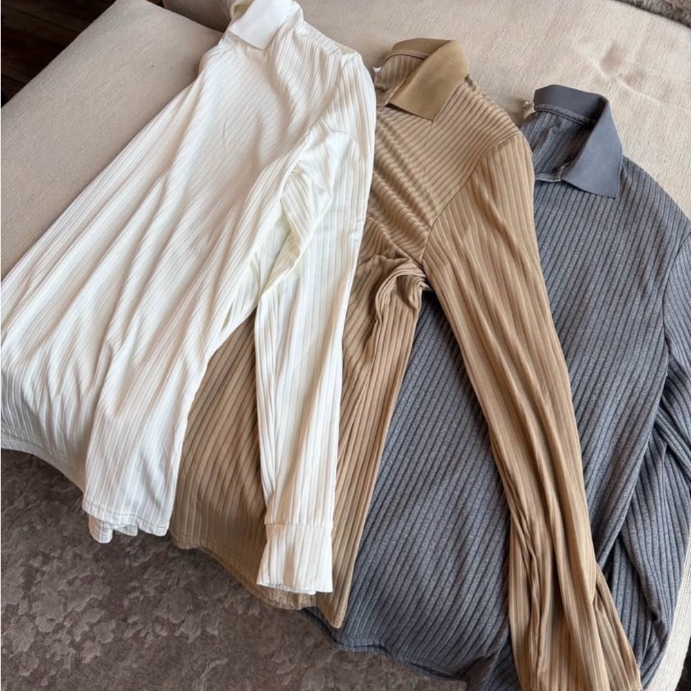 Set of Three Men’s Long Sleeve Shirts Size XL New Condition